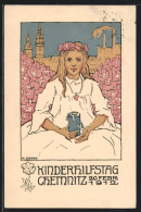 Künstler-AK Chemnitz, Kinderhilfstag 1912, Kinderfürsorge  - Autres & Non Classés