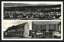 AK Obersuhl, Gesamtansicht, Gasthaus Zur Krone, Gastzimmer  - Other & Unclassified