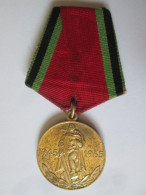 USSR/Russia:Medaille 20 Ans Depuis La Victoire De La SGM 1945-1965/Medal 20 Years Since The Victory In WWII,diam=32 Mm - Russie