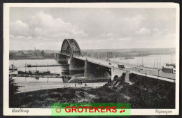 NIJMEGEN Waalbrug 1937    Autobus  - Nijmegen