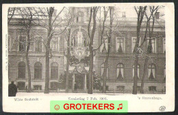 DEN HAAG Witte Societeit Versiering Voor Het Koninklijk Huwelijk Van 7 Februari 1901 BOONkaart - Den Haag ('s-Gravenhage)