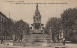 CPA - 63 - Clermont-Ferrand - La Fontaine D'Amboise, à Gauche Le Quartier Général - Animée - Non Circulée - Clermont Ferrand