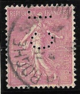 1 04	27	03	N°	202	Perforé	-	CL 208	-	CREDIT LYONNAIS - Used Stamps