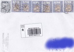 From Slovakia To Italy - Lettres & Documents