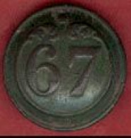 ** BOUTON  N° 67  G. M. ** - Knöpfe