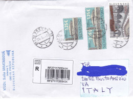 From Slovakia To Italy - Lettres & Documents