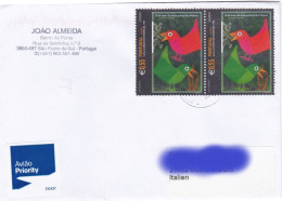 From Portugal To Italy - Lettres & Documents