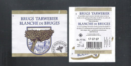 BIERETIKET -   BRUGS TARWEBIER   -  25 CL   (BE 904) - Bière