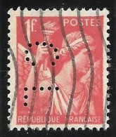 1 04	27	07	N°	433	Perforé	-	CL 208	-	CREDIT LYONNAIS - Used Stamps