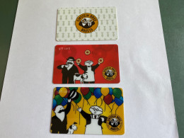 - 7 - USA Gift Cards Einstein Bros 3 Different Cards - Gift Cards