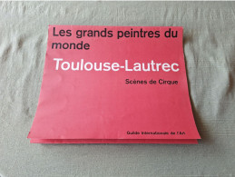 Portefolio Scénes De Cirque Clowns / Chevaux / Toulouse Lautrec / Imprimerie Lucerne Suisse Switzerland 1961 - Sonstige & Ohne Zuordnung