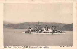 Albania - World War One - French Destroyers Refueling Off The Albanian Coast - Publ. Pays De France 142 - Albanië