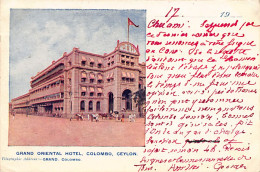 Sri Lanka - COLOMBO - Grand Oriental Hotel - Publ. Unknown  - Sri Lanka (Ceylon)