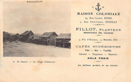 Madagascar - Carte Publicitaire De La Maison Coloniale Fillot - Ed. Inconnu  - Madagaskar