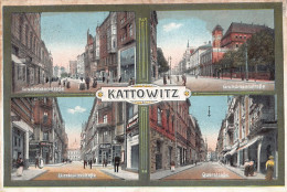 Poland - KATOWICE Kattowitz - Grundmannstrasse - Querstrasse - Direktionstrasse - Publ. Unknown  - Poland