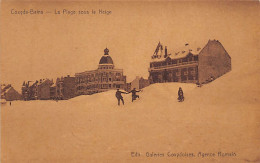 België - KOKSIJDE (W. Vl.) Het Strand Onder De Sneeuw - Koksijde