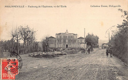 Algérie - SKIKDA Philippeville - Faubourg De L'Espérance, Vu De L'école - Ed. Ferrer  - Skikda (Philippeville)