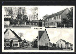 AK Aerzen, Bahnhofstrasse, Neue Siedlung, Parkanlage Und Verwaltungsgebäude D. A.M.F.  - Autres & Non Classés