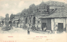 Sri Lanka - COLOMBO - Hindoo Tempel, Pettah - Publ. A.W.A. Plâté & Co. 5 - Sri Lanka (Ceylon)