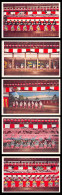 Japan - Women Dancing And Playing Music - Set Of 5 Postcards - Autres & Non Classés
