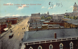 TOPEKA (KS) Kansas Ave. Looking South From National Hotel - Topeka