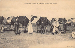 Maroc - EL JADIDA Mazagan - Convoi De Chameaux De La Colonne - Ed. Rabineau  - Autres & Non Classés