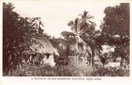 Sierra-Leone - FREETOWN - A Waterside Village Bungalow - Publ. Lisk-Carew Brothers  - Sierra Leona