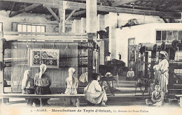 Algérie - ALGER - Manufacture De Tapis D'Orient, 21 Avenue Du Frais-Vallon - Ed. Inconnu 3 - Berufe
