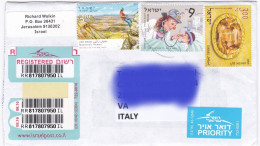 From Israel To Italy - Storia Postale