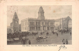 South Africa - PORT ELIZABETH - Post Office, Town Hall, Market Square - Publ. G. B. & Co.  - Zuid-Afrika