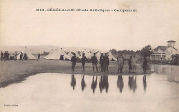Sénégal - Tirailleurs Sénégalais - Etude Artistique - Campement (sur La Côte D'Azur) - Ed. Giletta 1668 - Senegal