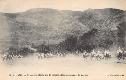 Algérie - MILIANA - Grande Fantasia Sur Le Terrain De Manœuvres - Le Zaccar - Ed. J. Geiser 25 - Other & Unclassified