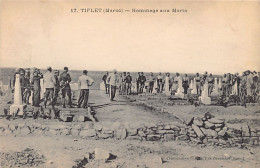Maroc - TIFLET - Hommage Aux Morts - Ed. Charbonnier 17 - Other & Unclassified