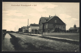 AK Wenningstedt A. Sylt, Strassenpartie Mit Gebäudeansicht  - Sylt