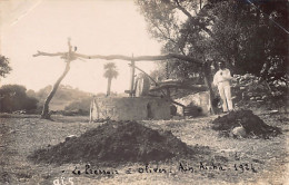 Maroc - AÏN AÏCHA - Le Pressoir à Huile D'olives - CARTE PHOTO Année 1924 - Ed. Inconnu  - Altri & Non Classificati