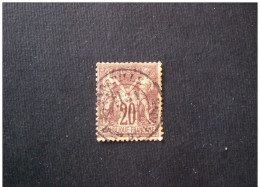 FRANCIA 1876 -1878 SAGE 20 CENT BUNO LILAS 1 TIPO OBLITERE N SOUS B - 1876-1878 Sage (Type I)