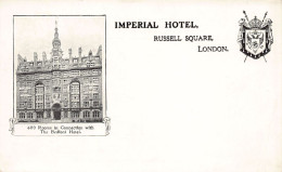 England - LONDON Imperial Hotel, Russel Square - Altri & Non Classificati