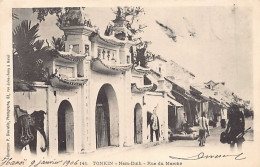 Vietnam - NAM DINH - Rue Du Marché - Ed. P. Dieulefils 141 - Viêt-Nam
