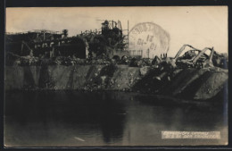 AK Oppau, Explosion Am 21. 9. 1921, Der Trichter  - Autres & Non Classés