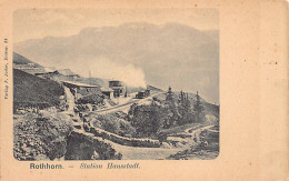 ROTHORN (BE) Station Hausstadt - Verlag F. Joder 34 - Altri & Non Classificati