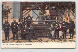 Greece - SALONICA - The Firemen Of The North British & Mercantile Insurance Co. - Publ. Albert Nissim  - Griechenland