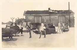 Norway - Opbrud Fra Biggeluobal Fjeldstue - Reindeer Sleds - Publ. G. Hagens  - Norvège