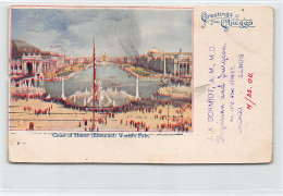 Usa - CHICAGO (IL) Court Of Honor - World's Fair - Small Faults SEE SCANS FOR CONDITION - PRIVATE MAILING CARD - Chicago