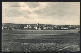 AK Leutershausen I. Mfr., Panorama, Ortsansicht Mit Kirche  - Autres & Non Classés