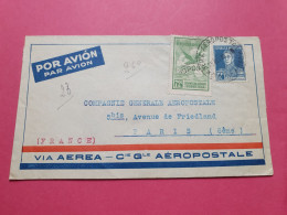 Argentine - Enveloppe De Buenos Aires Pour Paris Par Avion En 1930 - Réf 3568 - Brieven En Documenten