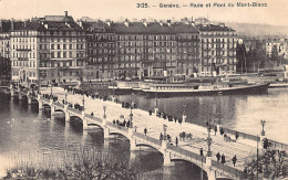 GENÈVE - Bateau-Salon Genève - Rade Et Pont Du Mont-Blanc - Ed. C.P.N. 3125 - Genève