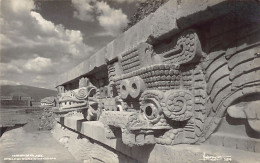 México - TEOTIHUACÁN - Detalle Del Templo De Quetzalcóatl - Ed. Yanez 584 - Mexique