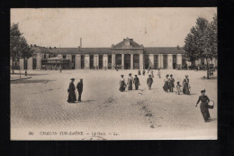 CPA - 71 - Chalon-sur-Saône - La Gare - Animée - Circulée En 1925 - Chalon Sur Saone