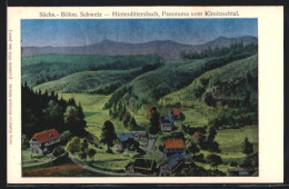 Luna-AK Hinterdittersbach / Detrichovice, Panorama Vom Kirnitzschtal  - Czech Republic