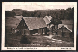 AK Hermsdorf, Wanderheim Der Stadt Freital Im Gimmlitztal  - Freital